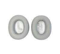 Almohadillas de Repuesto para Auriculares JBL E65 E65BTNC / Duet NC/Live 650 660 BTNC/Live 650 660 NC, Espuma de Memoria y Cuero Proteico (Gris)