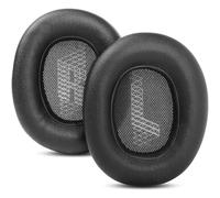 Almohadillas de Repuesto para Auriculares JBL E65 E65BTNC / Duet NC/Live 650 660 BTNC/Live 650 660 NC, Espuma de Memoria y Cuero Proteico (Negro)