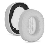 Almohadillas de repuesto para auriculares JBL E65 E65BTNC / DUET NC / LIVE650 BTNC LIVE660 BTNC, almohadillas de espuma viscoelástica mejoradas de repuesto (tela, gris)