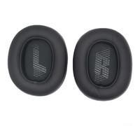 Almohadillas de repuesto para auriculares JBL Live 770NC para piel de proteína premium, espuma viscoelástica, protección contra el polvo (negro)