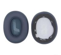Almohadillas de repuesto para auriculares JBL Live 770NC, Tune 600BTNC, 500BT - Cuero proteico y espuma viscoelástica (azul)