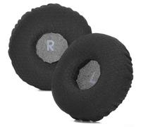 Almohadillas de repuesto para auriculares JBL Tune 600 660 670 con piel de proteína transpirable y base de espuma adaptable (negro)