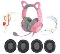 Almohadillas de repuesto para auriculares jixopn compatibles con Razer Kraken Kitty V2Pro