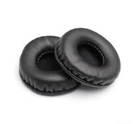 Almohadillas de repuesto para auriculares KOSS Porta Pro compatibles con KSC35 KSC75 KSC55 KTX PRO1 PTX6 PX100 PMX100, espuma premium y piel sintética, 1.97 pulgadas de diámetro, negro, paquete de 2
