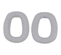 Almohadillas de repuesto para auriculares Logitech Zone Vibe 100 para almohadillas de esponja de terciopelo premium, cómodas orejeras (gris)