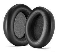 Almohadillas de repuesto para auriculares Panasonic RP-HD601N HD605N HD805N, almohadillas de proteínas suaves con espuma viscoelástica, piezas de auriculares aislantes de ruido, color negro, 8,5 x 10