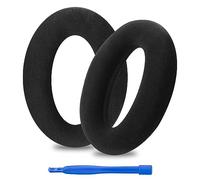 Almohadillas de repuesto para auriculares Sennheiser HD515, HD555, HD595, HD518, HD598, HD598SE, HD598CS, HD560s, almohadillas para auriculares (terciopelo/negro)