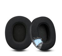 Almohadillas de repuesto para auriculares Skullcandy Crusher Wireless ANC/Evo/540, Hesh3/ANC/Evo, Venue ANC, cojines de cuero proteico con espuma viscoelástica, color negro