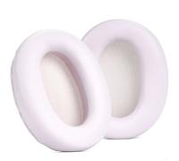 Almohadillas de repuesto para auriculares sobre la oreja, almohadillas de cuero de proteína suave, aislamiento de ruido, fácil instalación, negro/azul/blanco/rosa, 1 par (SKU 2A73 rosa)