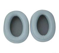 Almohadillas de repuesto para auriculares Sony Mdr-100abn Wh-h900n de piel de proteína suave, cojines de espuma viscoelástica de color titanio para escuchar cómodamente y jugar para sesiones con