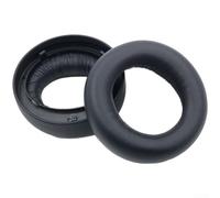 Almohadillas de repuesto para auriculares Sony Pulse 3D, cojines de lino gris de cuero de proteína premium, para juegos PS5 de larga duración y experiencia de sonido envolvente (A)