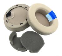 Almohadillas de repuesto para auriculares Sony WH-1000XM5 XM4 XM3 XM2 MDR-1000X, piel de proteína suave, almohadillas con cubierta para patillas, color negro
