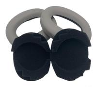 Almohadillas de repuesto para auriculares Sony WH-1000XM5 XM4 XM3 XM2 MDR-1000X, piel de proteína suave, almohadillas con cubierta para patillas, color negro (B)