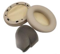 Almohadillas de repuesto para auriculares Sony WH-1000XM5 XM4 XM3 XM2 MDR-1000X, piel de proteína suave, almohadillas con cubierta de patilla, color negro (D)