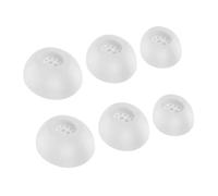 Almohadillas de repuesto para auriculares suaves mejoradas, 4 tapones de silicona para los oídos, 3 pares, ajuste cómodo del canal auditivo