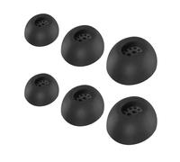 Almohadillas de repuesto para auriculares suaves mejoradas, 4 tapones de silicona para los oídos, 3 pares, ajuste cómodo del canal auditivo