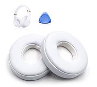 Almohadillas de Repuesto para Beats Solo 3 & Solo 2 Wireless,Almohadilla Auriculares Compatible,Almohadillas de Repuesto Profesionales con Cuero de proteína Suave Espuma de Memoria de Aislamiento