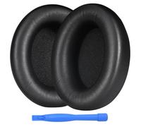 Almohadillas de Repuesto para Beats Studio Pro Wireless Noise Cancelling Auriculares de MMOBIEL - Memory Foam y Protein PU Almohadilla Auriculares - Cascos Cojines - Negro