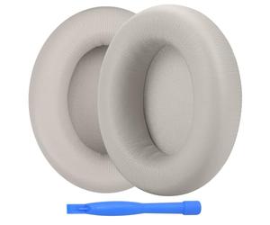 Almohadillas de Repuesto para Beats Studio Pro Wireless Noise Cancelling Auriculares de MMOBIEL - Memory Foam y Protein PU Almohadilla Auriculares - Cascos Cojines - Gris