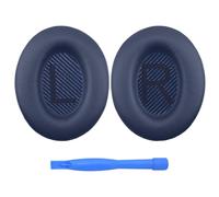 Almohadillas de Repuesto para Bose QuietComfort 35 (QC35)/Bose Quiet Comfort 35 II (QC35 II) Over-Ear Auriculares de MMOBIEL - Protein PU Almohadilla Auriculares - Cascos Cojines - Azul