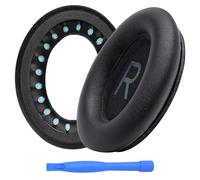 Almohadillas de Repuesto para Bose QuietComfort 45 (QC45) / QuietComfort SE/New Quiet Comfort Wireless Over-Ear Auriculares de MMOBIEL - Protein PU Almohadilla Auriculares - Cascos Cojines - Negro