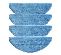 Almohadillas de repuesto para Cecotec para conga M50 para x-treme - Paños de microfibra reutilizables, limpieza profunda, suelos húmedos y secos, pelo de mascotas (paquete de 4)