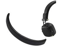 Almohadillas de repuesto para diadema Marshall compatible con III y IV, auriculares Major 4, piel de proteína cómoda y parte superior de espuma viscoelástica suave (negro)