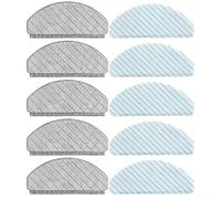 Almohadillas de repuesto para Ecovacs para deebot para t10 Plus para robot t10, paños de microfibra lavables para limpieza profunda, protección suave del suelo, 10 piezas