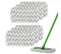 Almohadillas de repuesto para fregona de microfibra reutilizables,compatibles con fregonas de barrido Swiffer,almohadillas para fregona para limpieza de suelos 10 a 12 pulgadas,paquete de 6