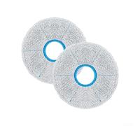 Almohadillas de repuesto para fregona DREAME L50 Ultra, para máquina de ajuste de paños de microfibra ultra lavables L50 Pro, reutilizables para tipos de suelos duros (2 piezas)