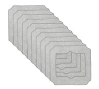 Almohadillas de repuesto para fregona, paños absorbentes lavables para ECOVACS para WINBOT para MINI limpiador automático de ventanas para marcos y esquinas de ventanas sin rayas (paquete de 10)