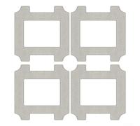 Almohadillas de repuesto para fregona, paquete de 10 compatibles con ECOVACS para Deebot W2S, diseñadas para limpieza profunda y múltiples lavados (paquete de 4)