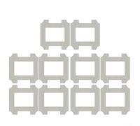 Almohadillas de repuesto para fregona, para Ecovacs para Deebot W2s, paquete de 10, fundas de limpieza de alta absorción, lavables y para uso de trapeador robot (paquete de 10)