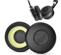 Almohadillas de Repuesto para Jabra Evolve 20 20se 30 30II 40 65 65+ | Para Jabra Evolve 20 20se 30 30II 40 65 65+, Espuma Viscoelástica con Aislamiento de Ruido-Negro