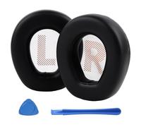 Almohadillas de repuesto para JBL Quantum One con espuma viscoelástica suave y piel de proteína, almohadillas de repuesto con aislamiento de ruido de alta densidad (negro)