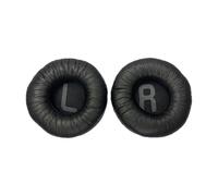 Almohadillas de Repuesto para JBL Tune600/T500BT/510BT/520BT/T450BT/T450, Almohadillas Auriculares para JBL Tune600BTNC/JR300/JR300BT/JR310/JR310BT, Espuma de Memoria y Cuero Proteico (Negro)