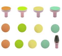 Almohadillas de repuesto para limas de uñas 12 en 1 Baby Electric Nail Trimmer Clipper Sandpaper Pads, Rosado