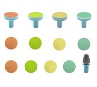 Almohadillas de repuesto para limas de uñas 12 en 1 Baby Electric Nail Trimmer Clipper Sandpaper Pads, Azul