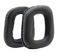 Almohadillas de Repuesto para Logitech G35 G935 G933S G933 G930 G635 G633S G633 G533 G433 G432 G431 G430 G332 G233 G231 G230 Auriculares de MMOBIEL - Almohadilla Auriculares - Cascos Cojines - Nero