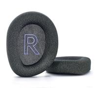 Almohadillas de repuesto para Logitech G522 Lightspeed inalámbricas, suaves cojines de piel de proteína, fáciles de instalar, negro/gris (negro)