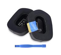 Almohadillas de Repuesto para Logitech G733 / G335 Lightspeed Wireless Gaming Auriculares de MMOBIEL - Gel Refrigerante Almohadilla Auriculares - Cascos Cojines - Negro