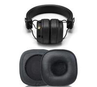 Almohadillas de Repuesto para Marshall Major III Bluetooth, 1 par en Piel proteica Negra, Auriculares Marshall, Almohadillas Auriculares
