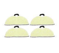 Almohadillas de repuesto para mopa al vacío, 4 Uds., fibra reutilizable, lavable, superabsorbente, Robot aspirador para Shark RV2001WD RV2002WD