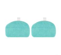 Almohadillas de repuesto para mopa Leifheit CleanTenso Power 2.0, modelo 11940, microfibra, lavable, para suelos duros como madera y azulejos, 31,5 x 19,2 cm (2 unidades)