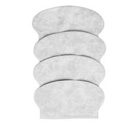 Almohadillas de repuesto para mopa Midea M6 VCR21LDSW, almohadillas de microfibra reutilizables para aspiradora robot, kit de almohadillas de limpieza grises, paquete de 4, paño de fregona de fácil