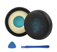 Almohadillas de repuesto para Pioneer Jlab Go Work/Go Work Gen 2, almohadillas con espuma viscoelástica suave y piel de proteína, almohadillas de repuesto con aislamiento de ruido de alta densidad