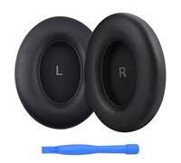 Almohadillas de Repuesto para Sennheiser Momentum 4 Wireless Over-Ear Auriculares de MMOBIEL - Memory Foam y Protein PU Almohadilla Auriculares - Cascos Cojines - Negro