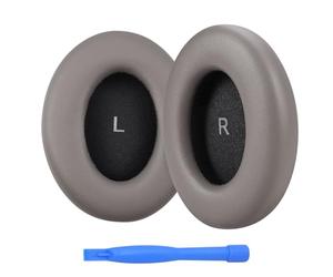 Almohadillas de Repuesto para Sennheiser Momentum 4 Wireless Over-Ear Auriculares de MMOBIEL - Memory Foam y Protein PU Almohadilla Auriculares - Cascos Cojines - Marrón