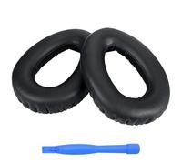 Almohadillas de Repuesto para Sennheiser PXC480/PXC550/PXC 550-II/MB660 UC/MB 660 MC Auriculares de MMOBIEL - Memory Foam y Protein PU Almohadilla Auriculares - Cascos Cojines - Negro