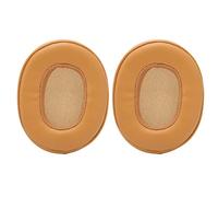 Almohadillas de Repuesto para Skullcandy Crusher 3.0, Hesh3 Auriculares Inalámbricos, Almohadillas para Orejas con Cuero de Proteína Suave y Espuma Viscoelástica, Grosor Añadido (Marrón Claro)